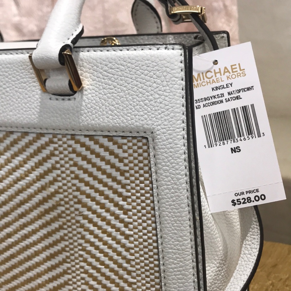 Michael Kors Kinsley Accordion Satchel - Picture 6 of 8